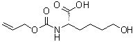 6-Hydroxy-N-[(2-propen-1-yloxy)carbonyl]-L-norleucine molecular structure (CAS 1263045-06-2)