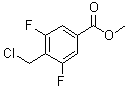 结构式 CAS# 1263283-69-7, 4-(氯甲基)-3,5-二氟苯甲酸甲酯