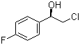 (R)-2-Chloro-1-(4-fluorophenyl)ethanol molecular structure (CAS 126534-43-8)