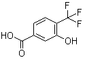 3-Hydroxy-4-trifluoromethylbenzoic acid molecular structure (CAS 126541-87-5)