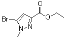 5-溴-1-甲基-1H-吡唑-3-羧酸乙酯分子结构 (CAS 1269293-48-2)