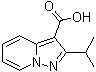 结构式 CAS# 126959-38-4, 2-异丙基吡唑并[1,5-a]吡啶-3-羧酸