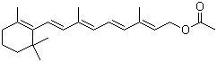 structure of CAS# 127-47-9, Retinyl acetate;all-trans Vitamin A acetate