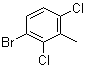 structure of CAS# 127049-87-0, 1-Bromo-2,4-dichloro-3-methylbenzene
