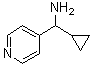 结构式 CAS# 1270506-12-1, alpha-环丙基-4-吡啶甲胺