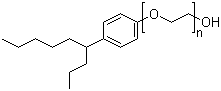 structure of CAS# 127087-87-0, 4-Nonylphenol branched ethoxylated;Poly(oxy,1,2-ethanediyl) alpha-(4-nonylphenyl)-omega-hydroxy- branched