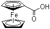 结构式 CAS# 1271-42-7, 二茂铁甲酸