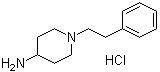 structure of CAS# 127285-07-8, 4-Amino-1-(2-phenylethyl)piperidine hydrochloride