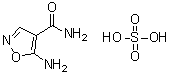 structure of CAS# 1273577-24-4, 5-Amino-4-isoxazolecarboxamide sulfate