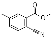结构式 CAS# 127510-94-5, 2-氰基-5-甲基苯甲酸甲酯