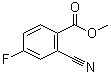 结构式 CAS# 127510-96-7, 2-氰基-4-氟苯甲酸甲酯