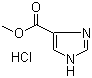 结构式 CAS# 127607-71-0, 1H-咪唑-4-羧酸甲酯单盐酸盐