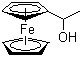 1-二茂铁基乙醇分子结构 (CAS 1277-49-2)