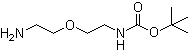 [2-(2-氨基乙氧基)乙基]氨基甲酸叔丁酯分子结构 (CAS 127828-22-2)