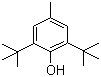 结构式 CAS# 128-37-0, 2,6-二叔丁基对甲酚; 2,6-二叔丁基对甲苯酚; 抗氧剂 BHT; 防老剂 BHT; 抗氧剂 264