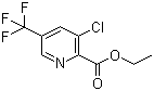 结构式 CAS# 128073-16-5, 3-氯-5-三氟甲基吡啶-2-甲酸乙酯
