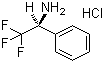structure of CAS# 128404-37-5, (S)-2,2,2-Trifluoro-1-phenylethylamine hydrochloride