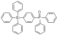 结构式 CAS# 1286708-86-8, 二苯基[4-(三苯基硅烷基)苯基]氧膦