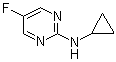 structure of CAS# 1289387-32-1, N-Cyclopropyl-5-fluoro-2-pyrimidinamine