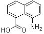 8-Amino-1-naphthoic acid molecular structure (CAS 129-02-2)