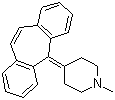 Cyproheptadine molecular structure (CAS 129-03-3)