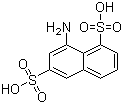 8-Aminonaphthalene-1,6-disulfonic acid molecular structure (CAS 129-91-9)