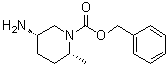 结构式 CAS# 1290191-65-9, (2R,5S)-5-氨基-2-甲基-1-哌啶羧酸苄酯
