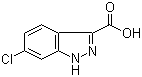 结构式 CAS# 129295-31-4, 6-氯-1H-吲唑-3-羧酸