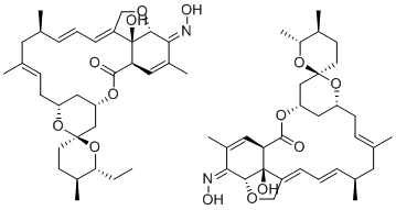 structure of CAS# 129496-10-2, Milbemycin oxime