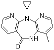 structure of CAS# 129618-40-2, Nevirapine;Viramune; 11-Cyclopropyl-5,11-dihydro-4-methyl-6H-dipyrido[3,2-b:2',3'-e][1,4]diazepin-6-one