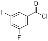3,5-Difluorobenzoyl chloride molecular structure (CAS 129714-97-2)