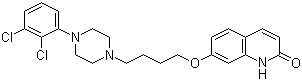 structure of CAS# 129722-25-4, 7-[4-[4-(2,3-Dichlorophenyl)-1-piperazinyl]butoxy]-2(1H)-quinolinone