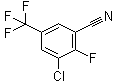 structure of CAS# 129931-47-1, 3-Chloro-2-fluoro-5-(trifluoromethyl)benzonitrile