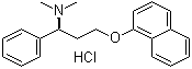 结构式 CAS# 129938-20-1, 盐酸达泊西汀; 达泊西汀盐酸盐; (S)-N,N-二甲基-3-(萘基-1-氧基)--1-苯基丙-1-胺盐酸盐