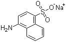 Sodium 4-amino-1-naphthalenesulfonate molecular structure (CAS 130-13-2)