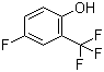 structure of CAS# 130047-19-7, 4-Fluoro-2-trifluoromethylphenol;5-Fluoro-2-hydroxybenzotrifluoride; 4-Fluoro-2-(trifluoromethyl)phenol