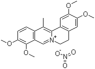 Dehydrocorydaline nitrate molecular structure (CAS 13005-09-9)