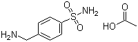 结构式 CAS# 13009-99-9, 醋酸磺胺米隆; 醋酸甲磺米脓; 4-(氨基甲基)苯磺酰胺醋酸盐