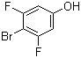 4-Bromo-3,5-difluorophenol molecular structure (CAS 130191-91-2)
