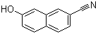结构式 CAS# 130200-58-7, 7-氰基-2-萘酚