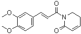 structure of CAS# 130263-10-4, Demethoxypiplartine;N-(3,4-Dimethoxy-(E)-cinnamoyl)-delta3-pyridin-2-one