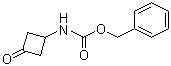 structure of CAS# 130369-36-7, (3-Oxocyclobutyl)carbamic acid benzyl ester;(3-Oxocyclobutyl)carbamic acid phenylmethyl ester