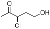 structure of CAS# 13045-13-1, 3-Chloro-4-oxo-1-pentanol;3-Chloro-5-hydroxy-2-pentanone
