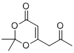 structure of CAS# 130473-38-0, 2,2-dimethyl-6-(2-oxopropyl)-4H-1,3-dioxin-4-one