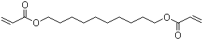 structure of CAS# 13048-34-5, 1,10-Decanediol diacrylate;1,10-Bis(acryloyloxy)decane