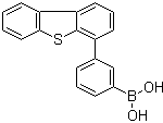结构式 CAS# 1307859-67-1, B-[3-(4-二苯并噻吩基)苯基]硼酸