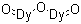structure of CAS# 1308-87-8, Dysprosium oxide;Dysprosium(III) oxide; Didysprosium trioxide