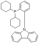 结构式 CAS# 1308652-64-3, 9-[2-(二环己基膦基)苯基]-9H-咔唑