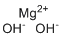 Magnesium hydroxide molecular structure (CAS 1309-42-8)