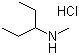 结构式 CAS# 130985-81-8, 甲基-(3-戊基)胺盐酸盐